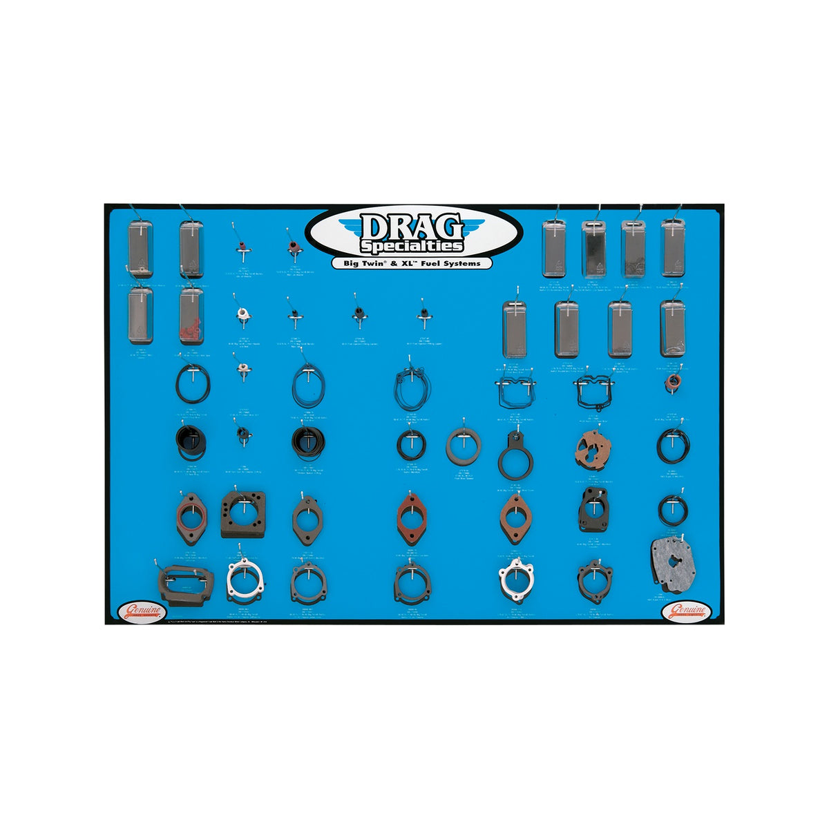 DRAG SPECIALTIES - GASKET, SEAL, AND O-RING DISPLAY - '99-'06 TWIN-CAM 5-SPEED PRIMARIES