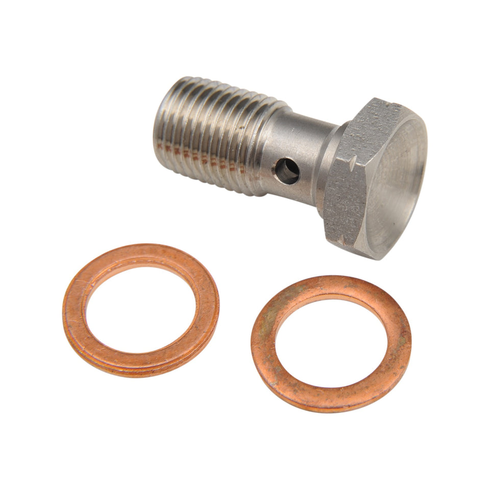 GOODRIDGE - BANJO BOLT - M10 X 1.0 - SINGLE - STAINLESS STEEL