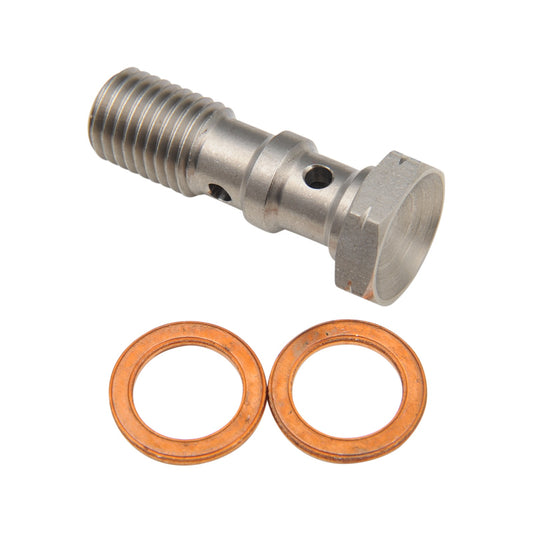 GOODRIDGE - BANJO BOLT - M10 X 1.25 - DOUBLE - STAINLESS STEEL