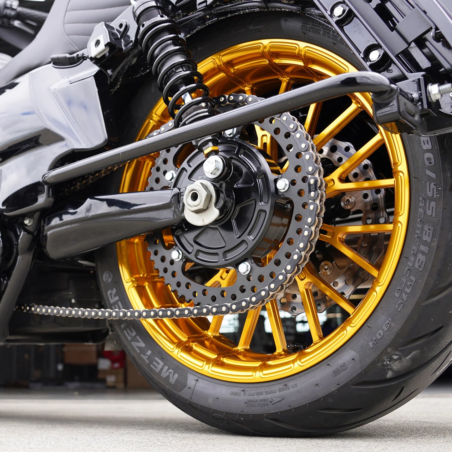 ARLEN NESS - CHAIN DRIVE KIT - 27/57 TOOTH - BLACK - FLT/FLH
