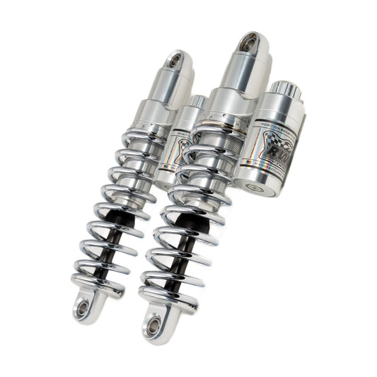 RWD RS-2 Rear Shock Absorber for 1991 - 2017 Dyna (POLISHED BODY / CHROME SPRINGS)