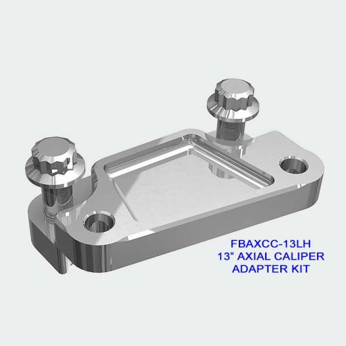HAWG HALTERS INC - CALIPER ADAPTOR BRACKET - CALIPER ADT BRKT 13" RTR LH FOR STK CALIPER BLACK