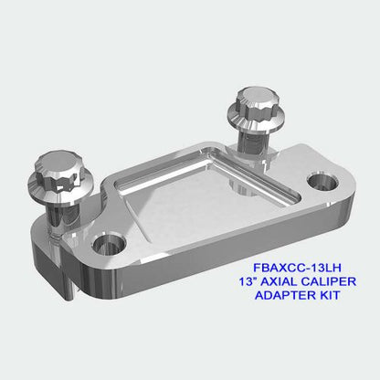 HAWG HALTERS INC - CALIPER ADAPTOR BRACKET - CALIPER ADT BRKT 13" RTR LH FOR STK CALIPER BLACK