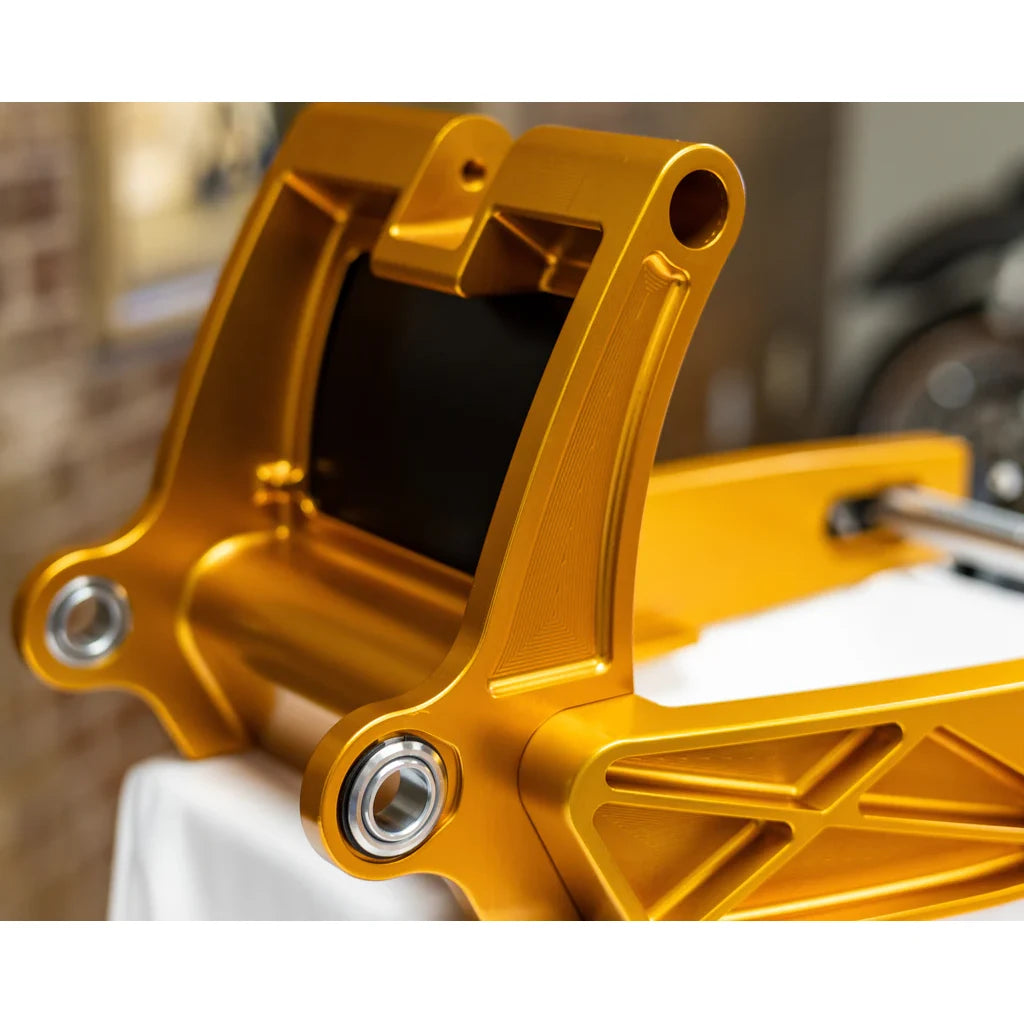 SPEED DEALER CUSTOMS SWINGARM - HARLEY DAVIDSON M8 SOFTAIL 2018 AND UP