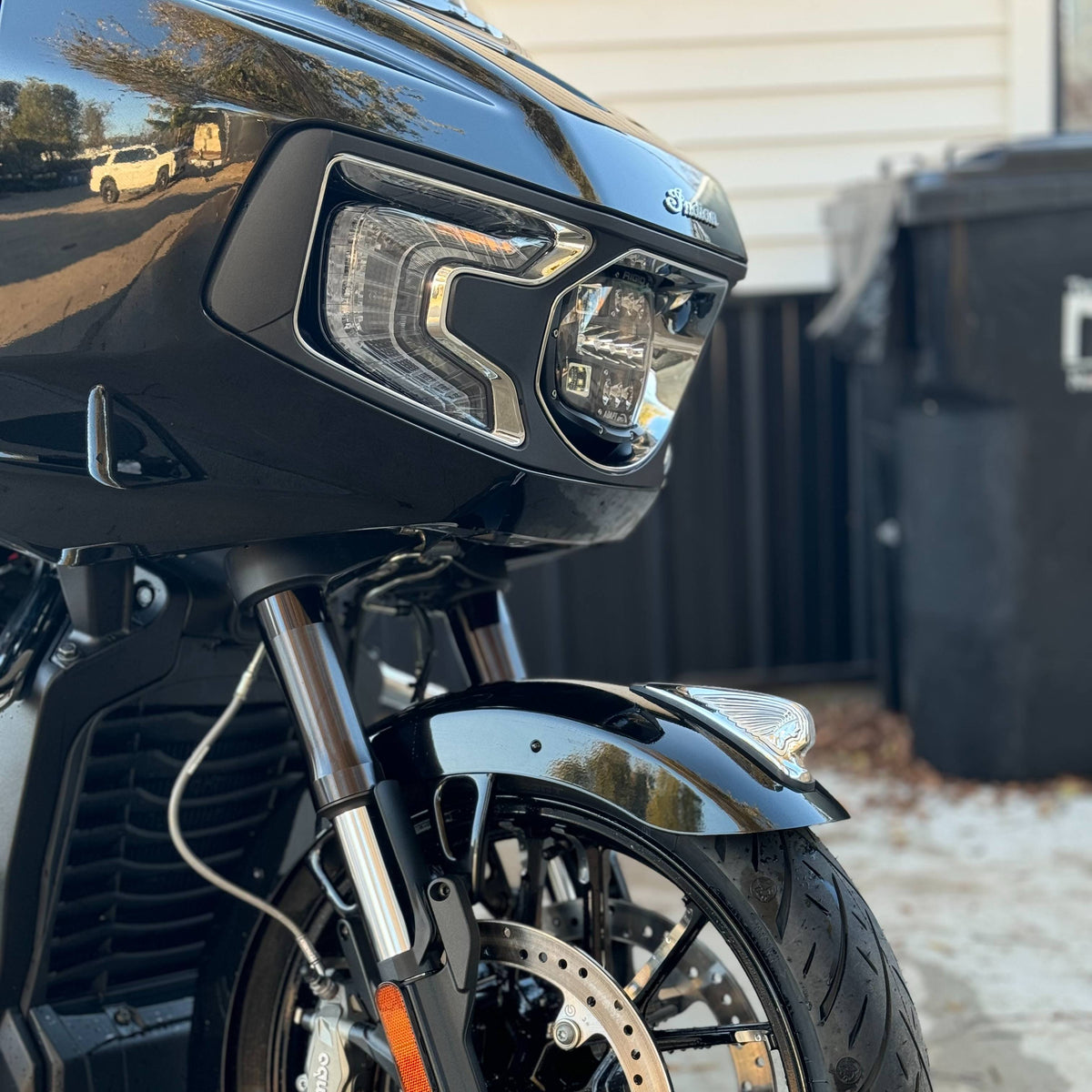 INDIAN CHALLENGER KLEENMOTO x RIGID INDUSTRIES ADAPT XP RETROFIT KIT