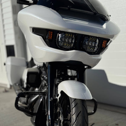 24+ ROAD GLIDE RIGID INDUSTRIES ADAPT XP MOUNTING BRACKET AND WIRING HARNESS