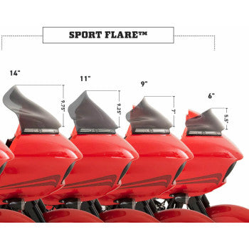 KLOCK WERKS - Flare® Windshield for Harley-Davidson® 2015-2023 Road Glide