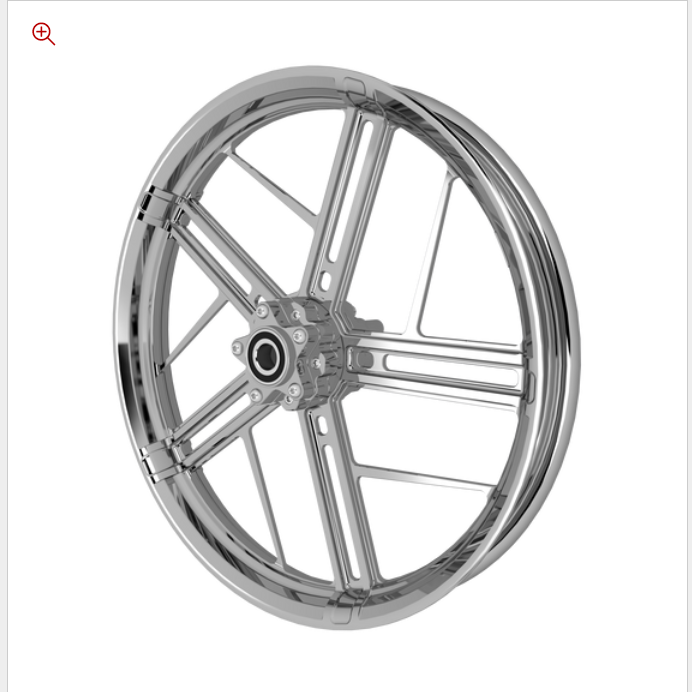 SMT PS.01 chrome Harley wheel
