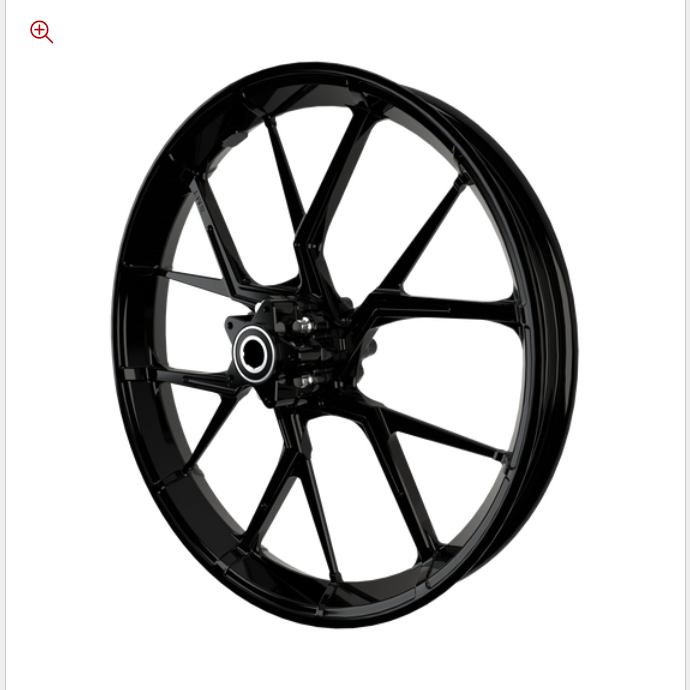 SMT PS.02 black Harley wheel