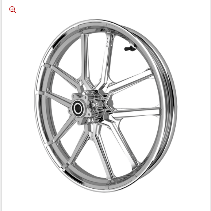 SMT PS.03 chrome Harley wheel