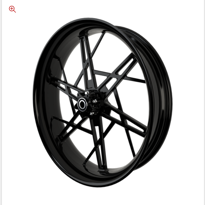 SMT PS.06 black Harley wheel