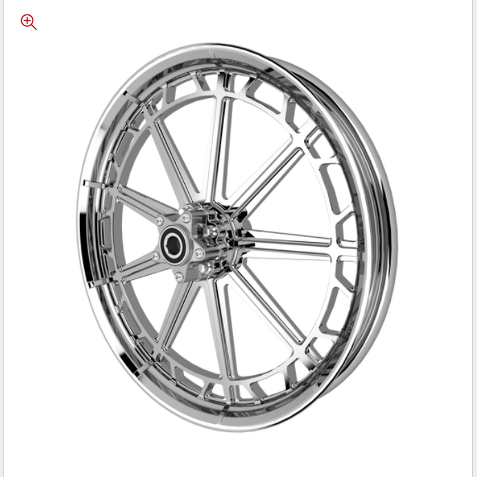 SMT PS.07 chrome Harley wheel