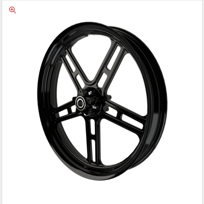 SMT RetroSpec 01 black Harley wheel