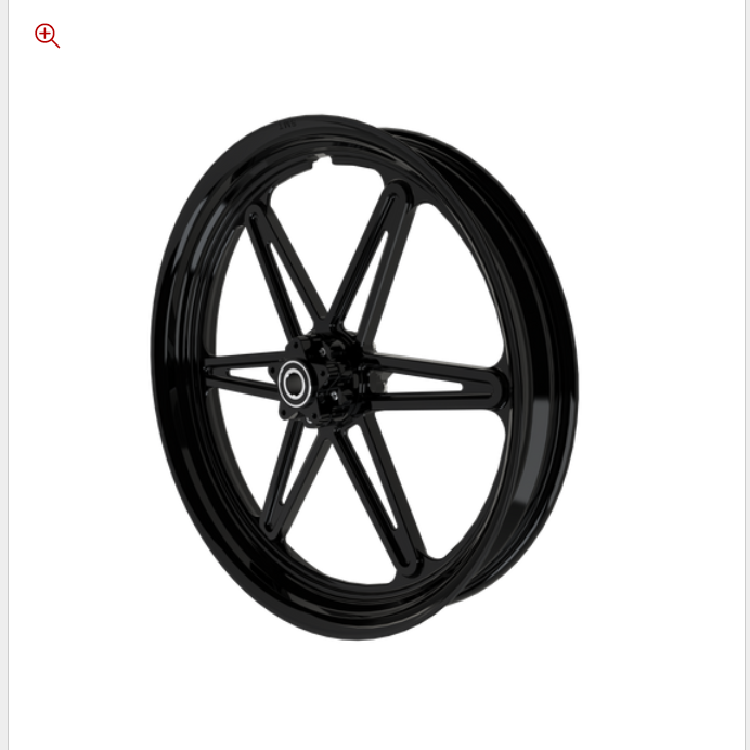 SMT RetroSpec 03 black Harley wheel