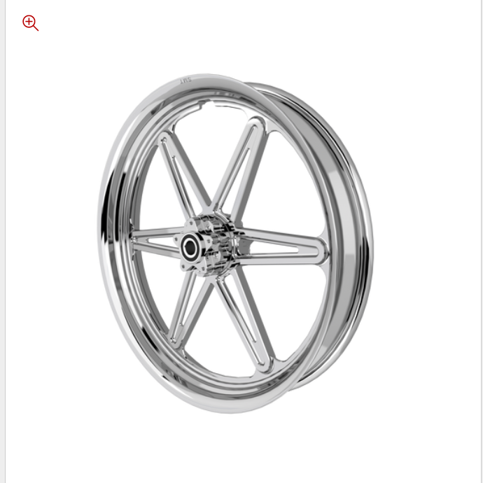 SMT RetroSpec 03 chrome Harley wheel