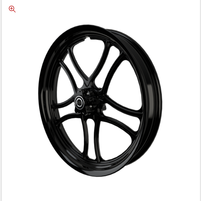 SMT RetroSpec 04 black Harley wheel