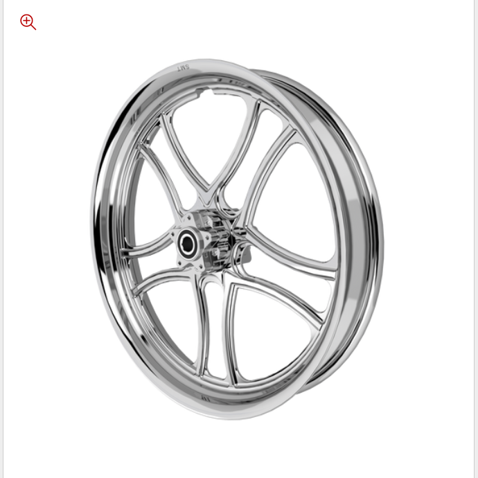 SMT RetroSpec 04 chrome Harley wheel
