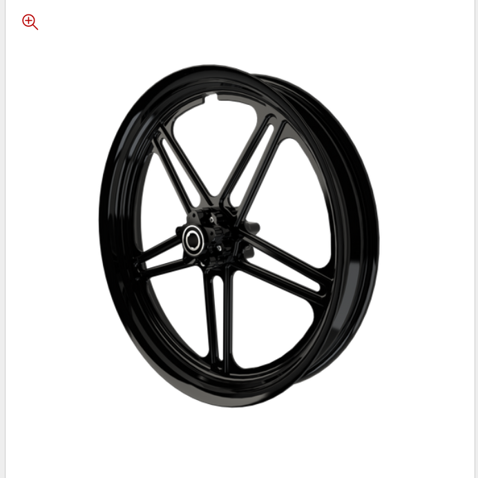 SMT RetroSpec 07 black Harley wheel