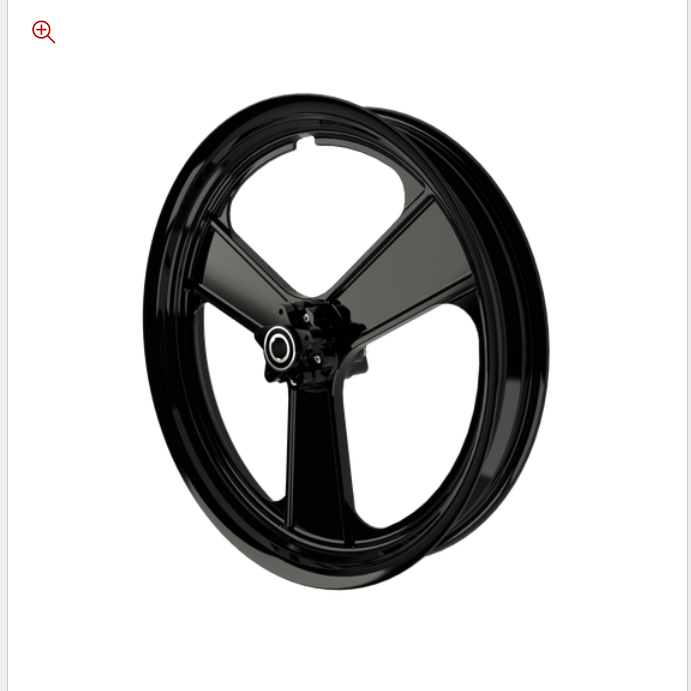 SMT RetroSpec 08 black Harley wheel