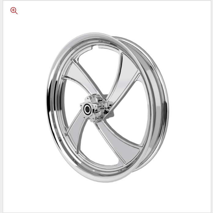 SMT RetroSpec 09 chrome Harley wheel