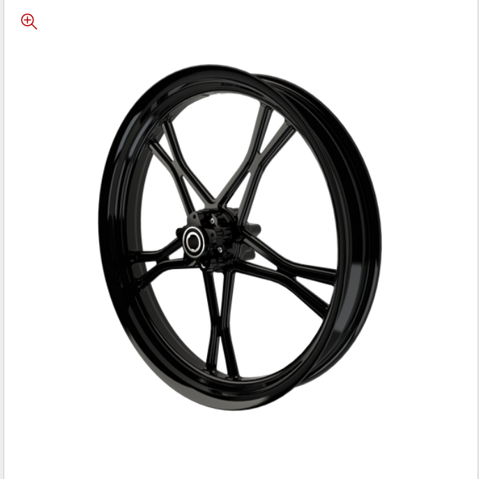 SMT RetroSpec 10 black Harley wheel