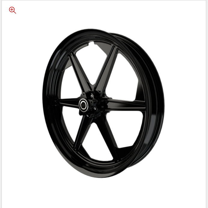 SMT RetroSpec 11 black Harley wheel