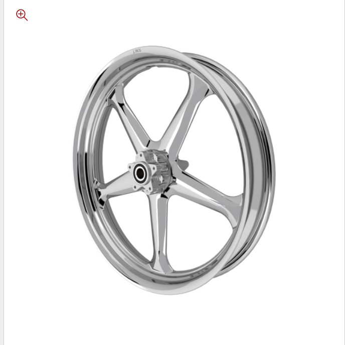 SMT RetroSpec 12 chrome Harley wheel