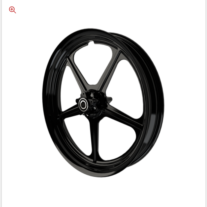 SMT RetroSpec 14 black Harley wheel