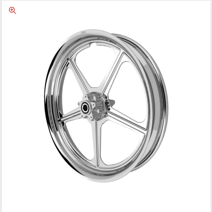 SMT RetroSpec 14 chrome Harley wheel