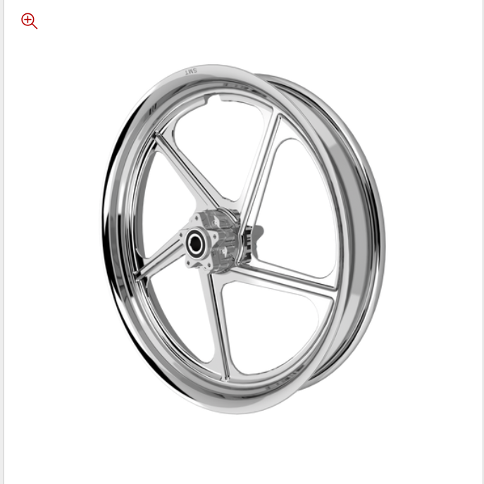 SMT RetroSpec 15 chrome Harley wheel