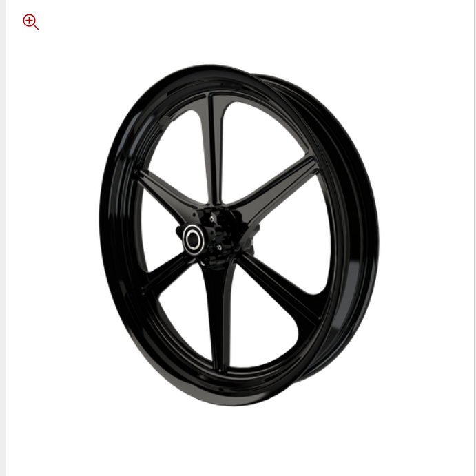 SMT RetroSpec 16 black Harley wheel