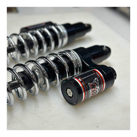 RWD RS-2 Rear Shock Absorber for 1984 - 2000 Harley Davidson FXR (CHROME SPRING)
