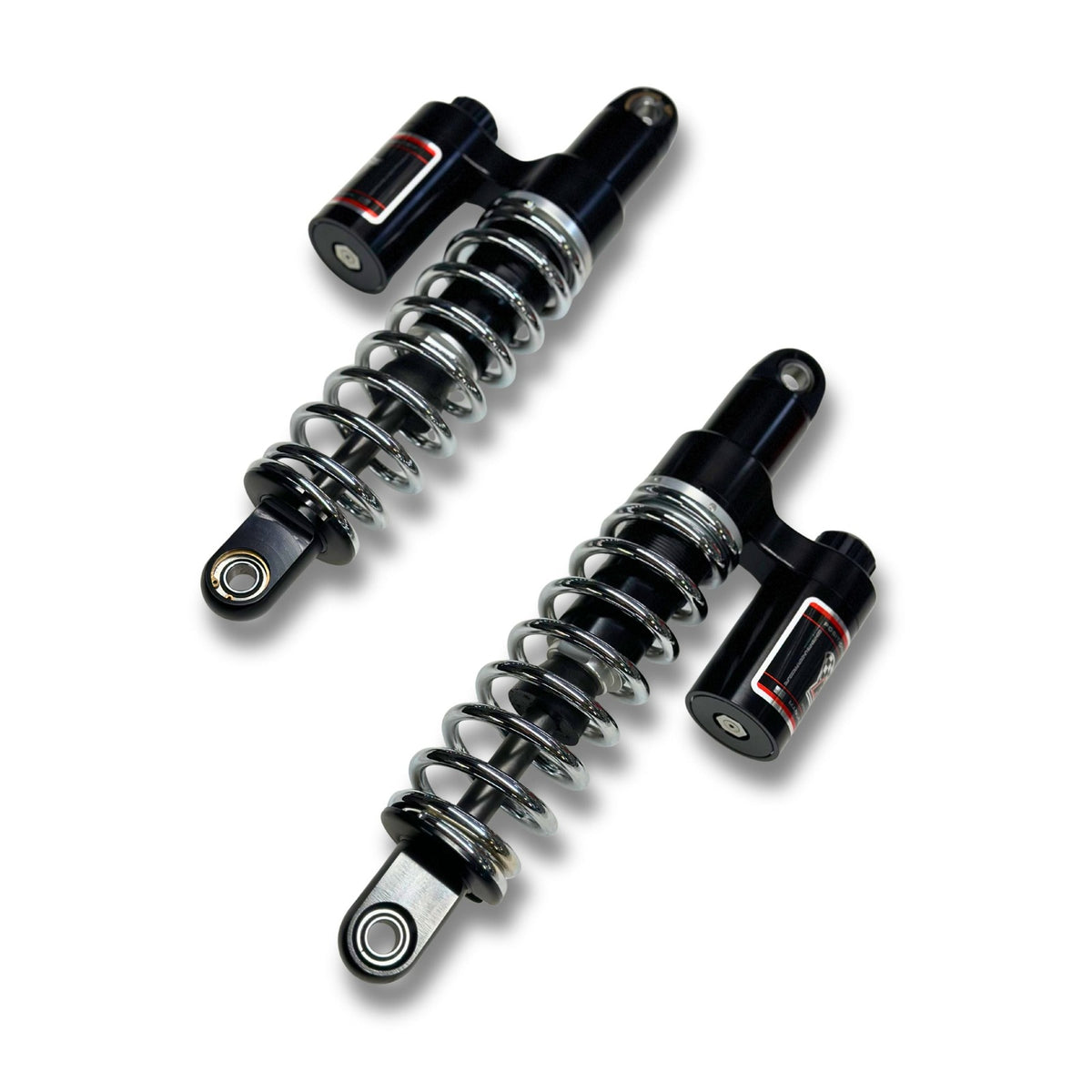 RWD RS-2 Rear Shock Absorber for 1991 - 2017 Dyna (CHROME SPRINGS)