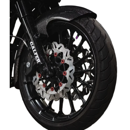 HOFMANN DESIGNS - CARBON FIBER MID-LGTH FENDER FRONT 19" FLH 14-22