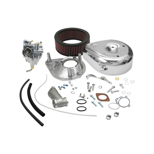 S&S CYCLE - SUPER E CARBURETOR KIT WITH MANIFOLD - PANHEAD