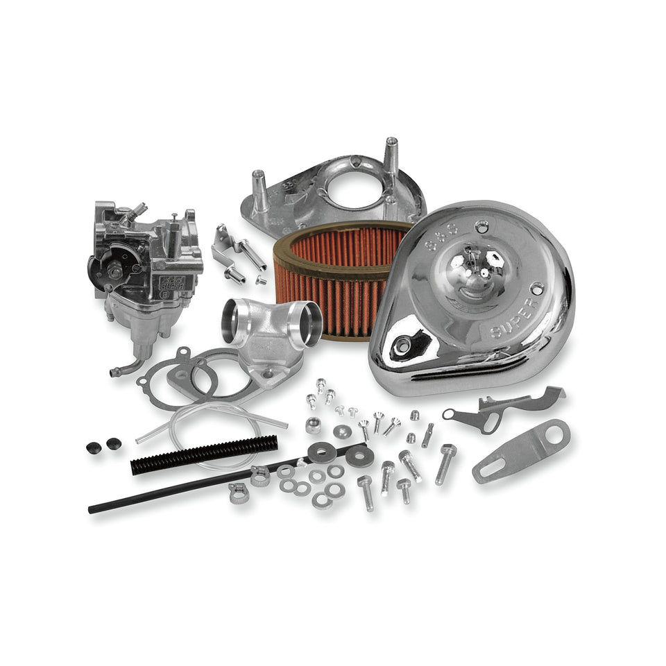 S&S CYCLE - SUPER E CARBURETOR KIT WITH MANIFOLD - BIG TWIN