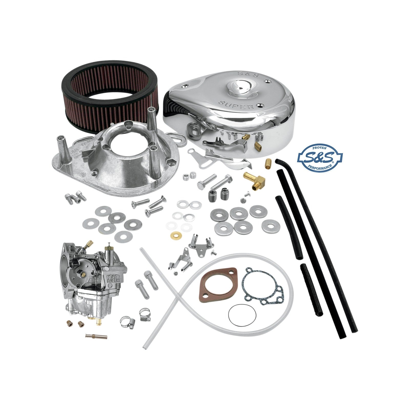 S&S CYCLE - SUPER E CARBURETOR KIT WITHOUT MANIFOLD - EVOLUTION BIG TWIN