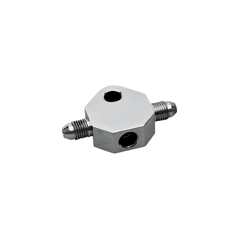 DRAG SPECIALTIES - BRAKE TEE - 3/8-24 INVERTED FLARE