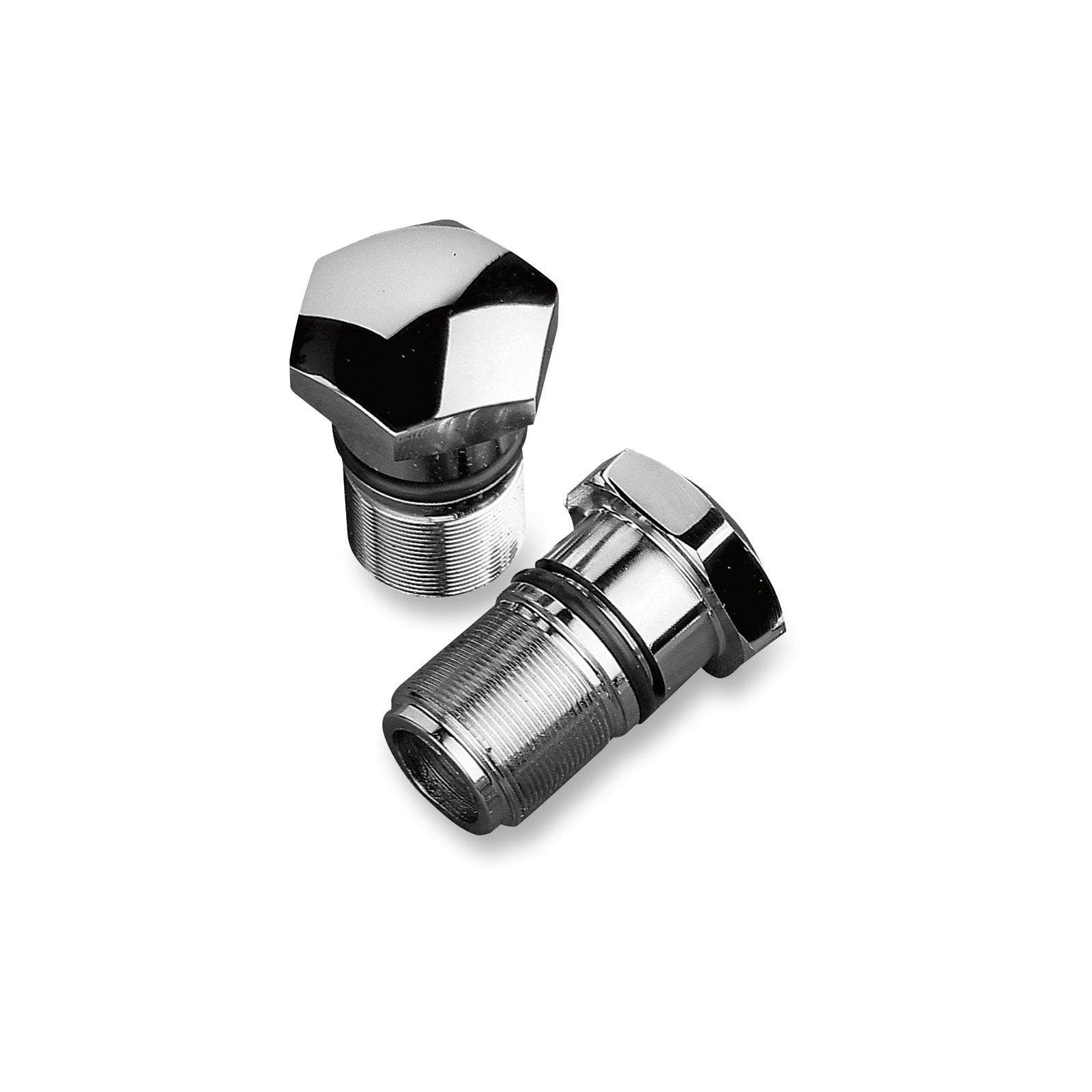 DRAG SPECIALTIES - FORK TUBE CAP - CHROME