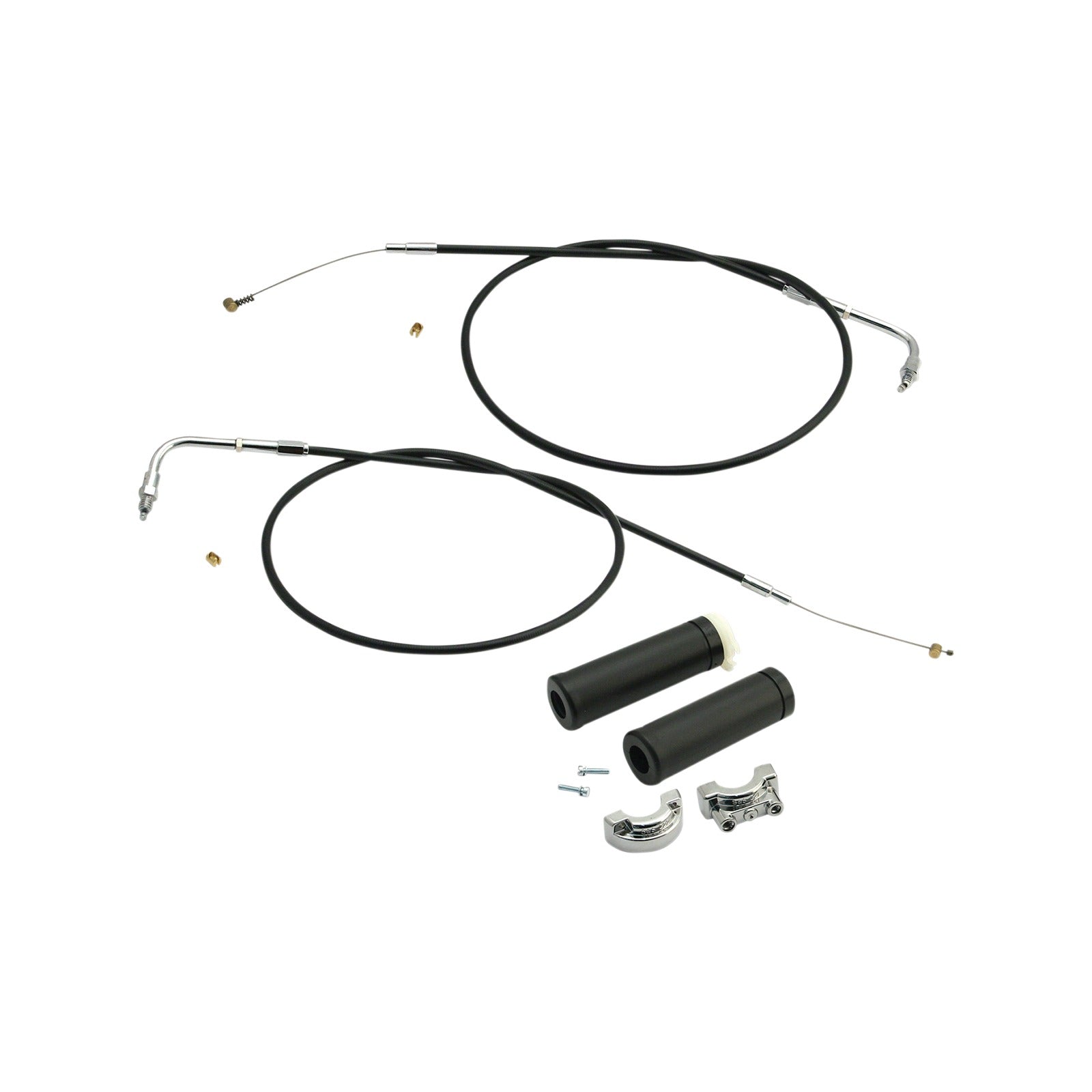 S&S CYCLE - DUAL-CABLE THROTTLE ASSEMBLY KIT - 48" - E&G CARBS