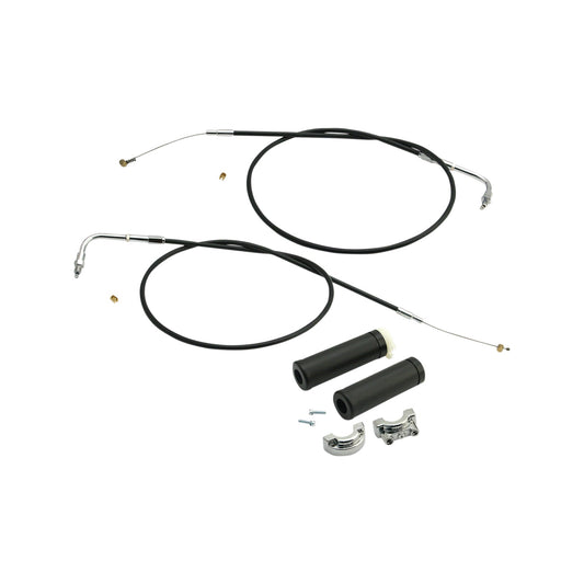 S&S CYCLE - DUAL-CABLE THROTTLE ASSEMBLY KIT - 48" - E&G CARBS