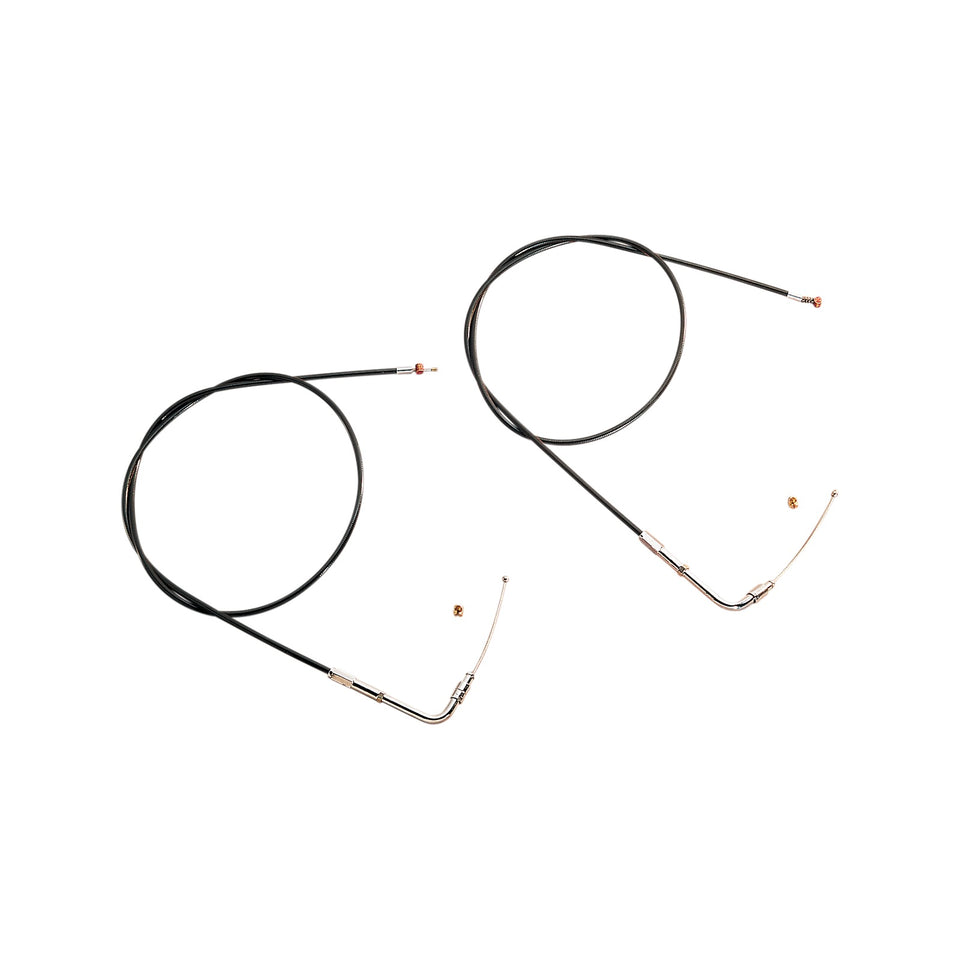S&S CYCLE - BLACK VINYL THROTTLE CABLE - 42" - BLACK