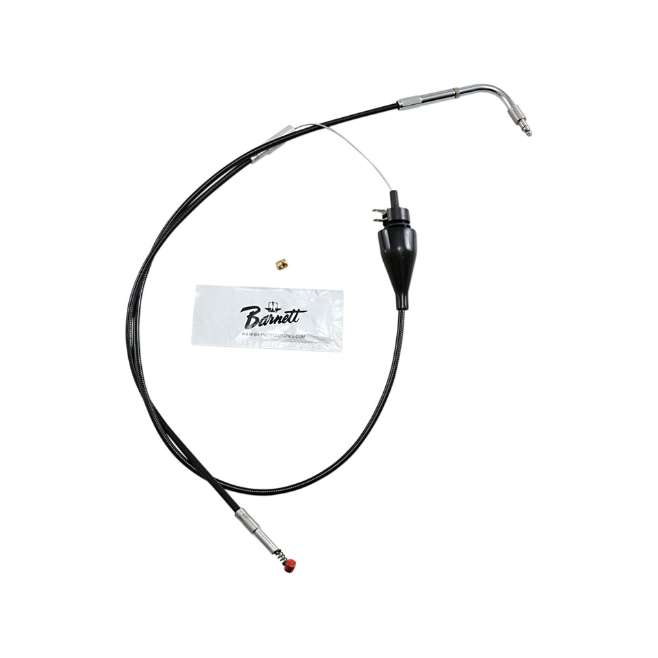 BARNETT - BLACK VINYL IDLE CABLE - CRUISE - 25" LENGTH