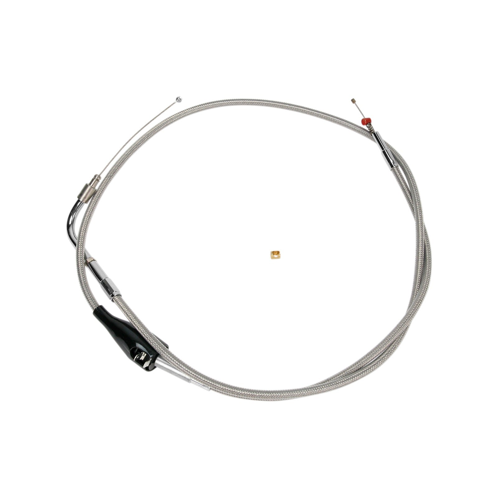 BARNETT - STAINLESS STEEL IDLE CABLE - CRUISE - +6" - '02-'06 FLH