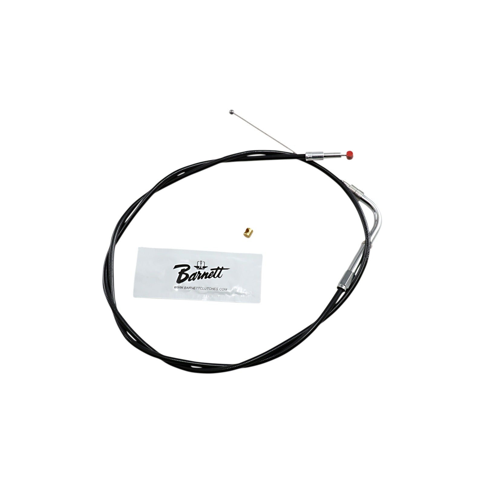 BARNETT - BLACK VINYL THROTTLE CABLE - +3" SIZE - 42" LENGTH