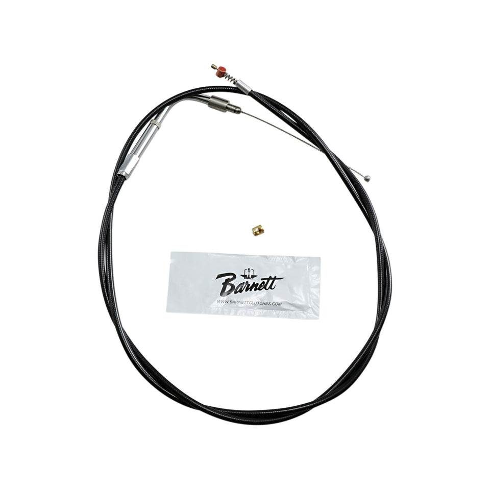 BARNETT - BLACK VINYL IDLE CABLE - +6" SIZE - 45" LENGTH
