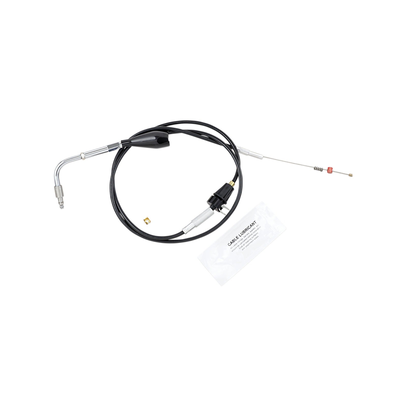 BARNETT - BLACK VINYL IDLE CABLE - CRUISE - 28" LENGTH