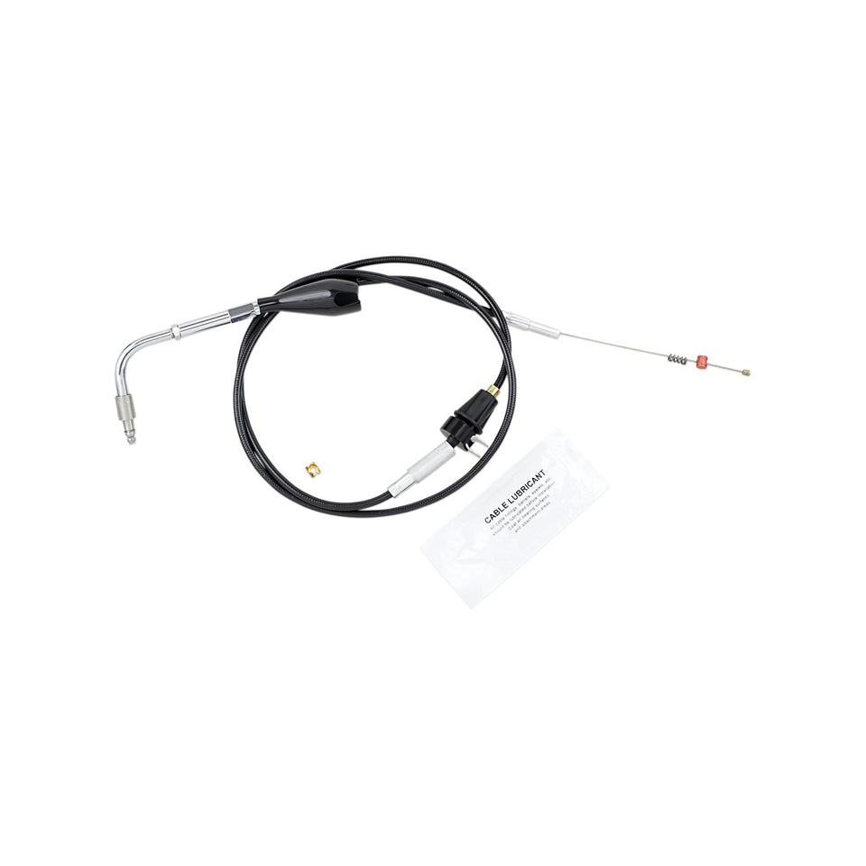 BARNETT - BLACK VINYL IDLE CABLE - CRUISE - 28" LENGTH