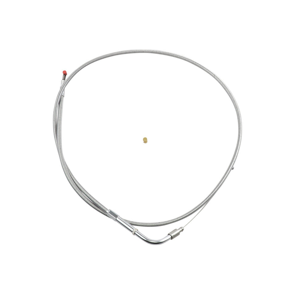 BARNETT - STAINLESS STEEL IDLE CABLE - '02-'07 FLH