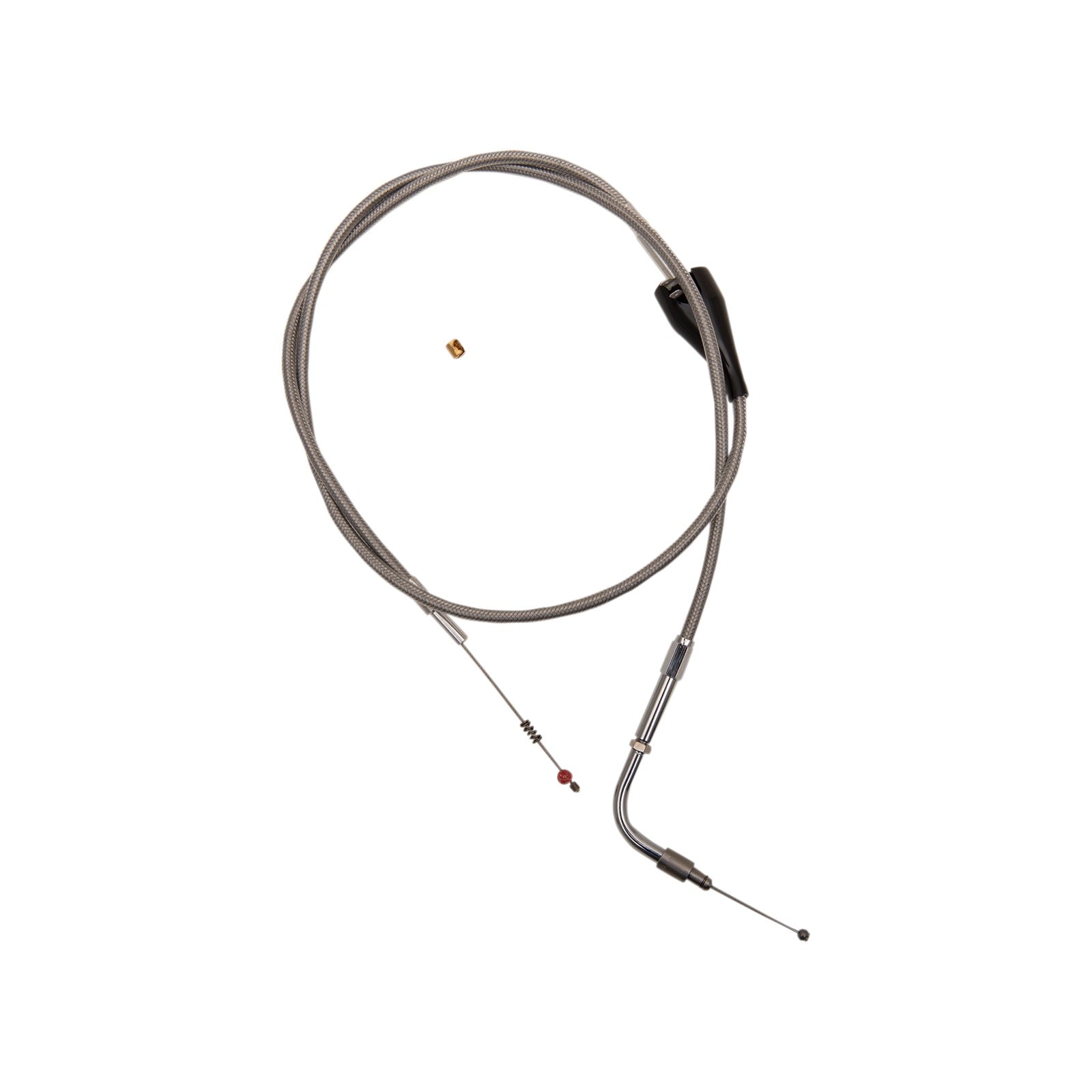 BARNETT - STAINLESS STEEL IDLE CABLE - CRUISE - +3" - '02-'07 FLH